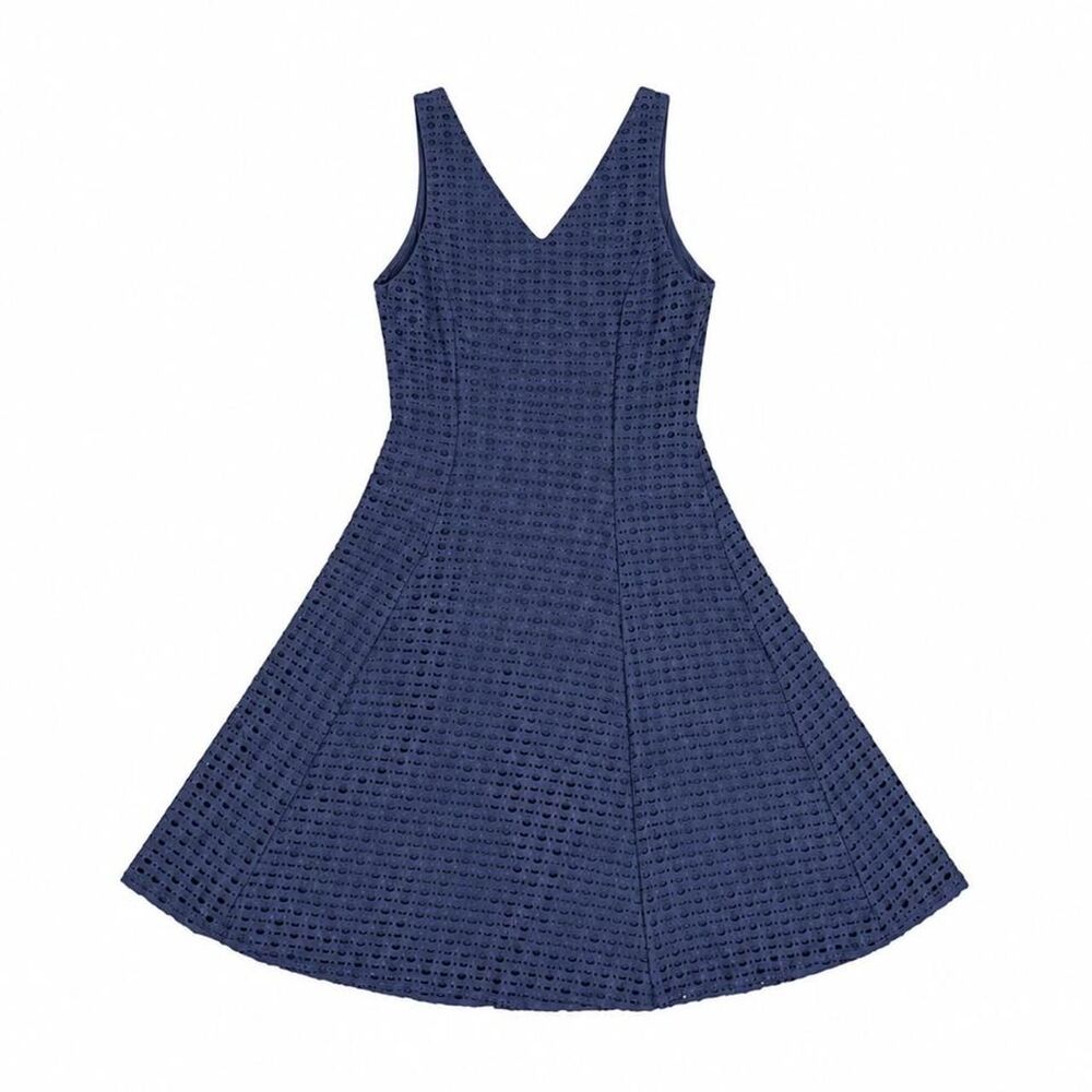 Aqua Navy Blue Dress XS